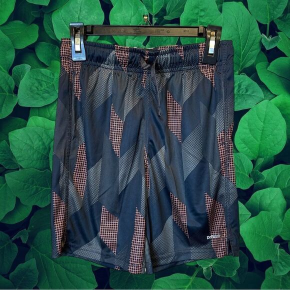 5 for $25🔥Medium (8) Athletic Works Grey & Orange Athletic Shorts - Picture 1 of 4